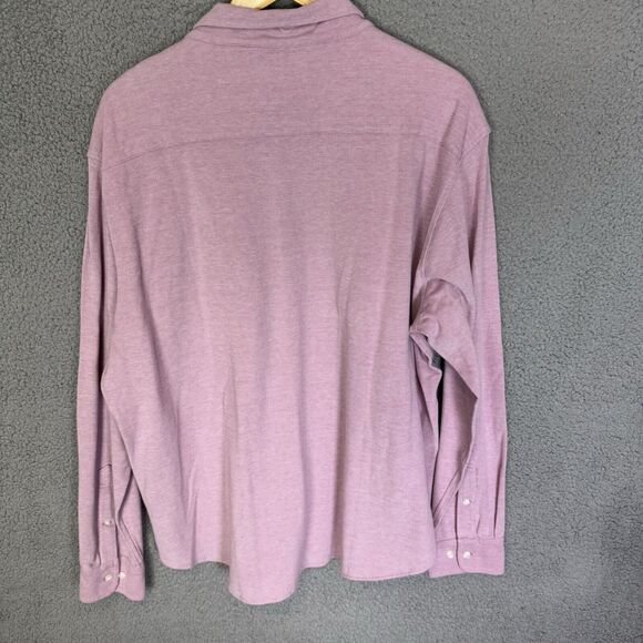 Bonobos Shirt XXL Pink Slim Fit Long Sleeve Button Down Cotton Stretch - Picture 7 of 7